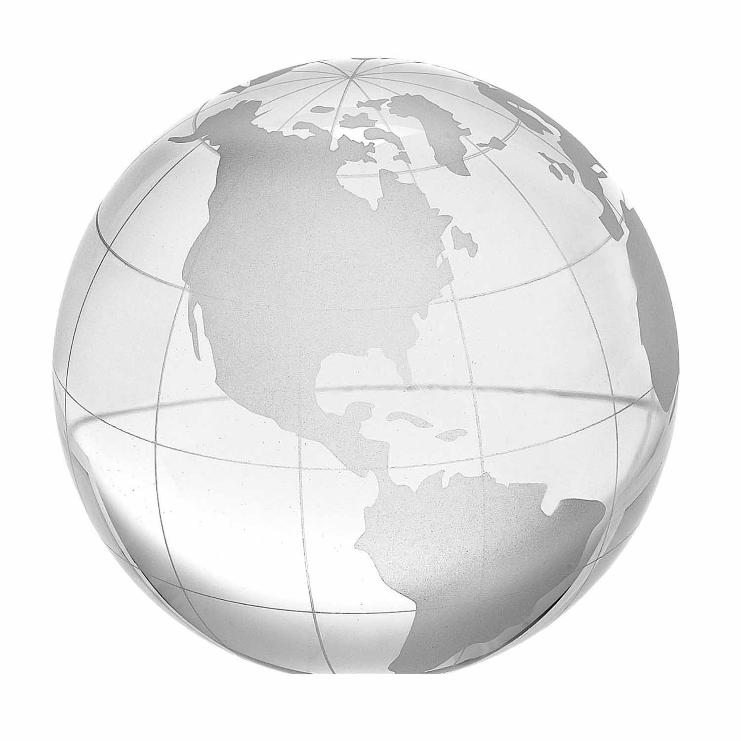 Amlong Crystal 4 inch Globe Paperweight Gift Box Amlong Crystal 4 inch Globe Paperweight Gift Box