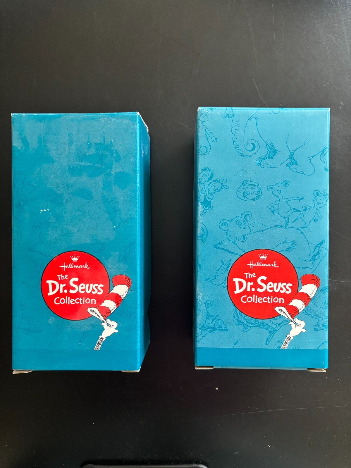 Lot of 2 Hallmark Dr Seuss Cat in the Hat Porcelain Figurines NIB Mint COA Lot of 2 Hallmark Dr Seuss Cat in the Hat Porcelain Figurines NIB Mint COA