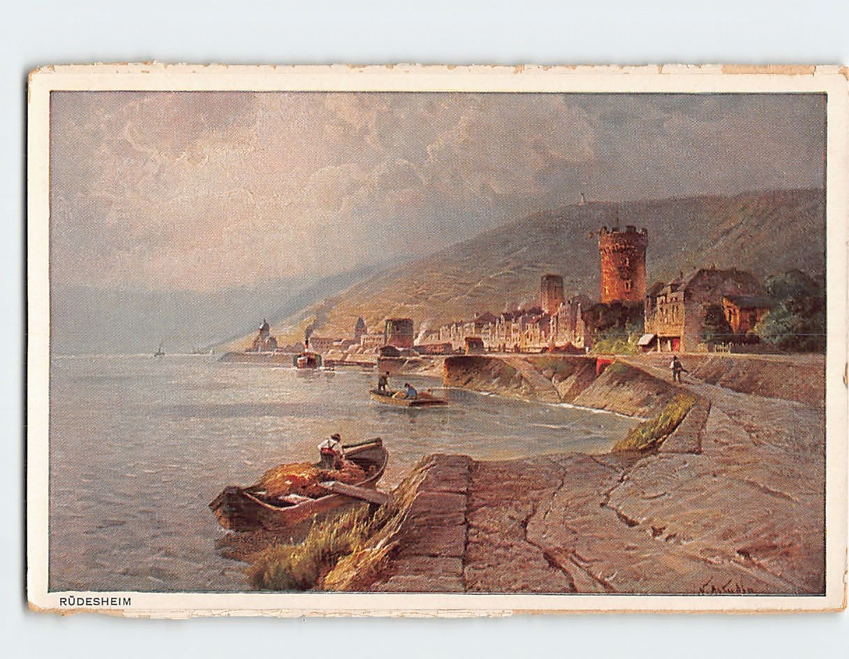 Postcard Rüdesheim Germany