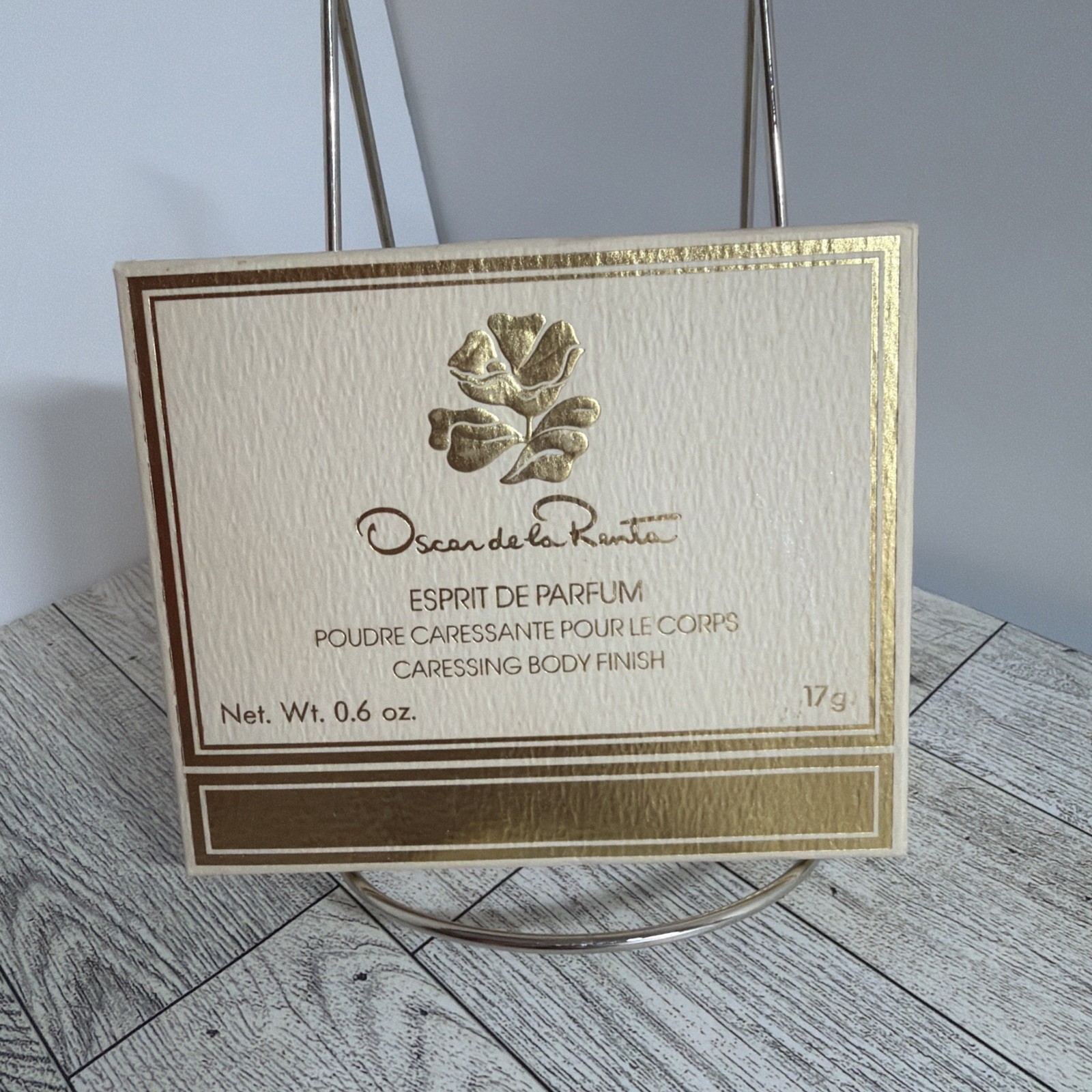 Vintage 1987 Oscar de la Renta Esprit De Parfum Caressing Body Finish 0.6 Oz NIB