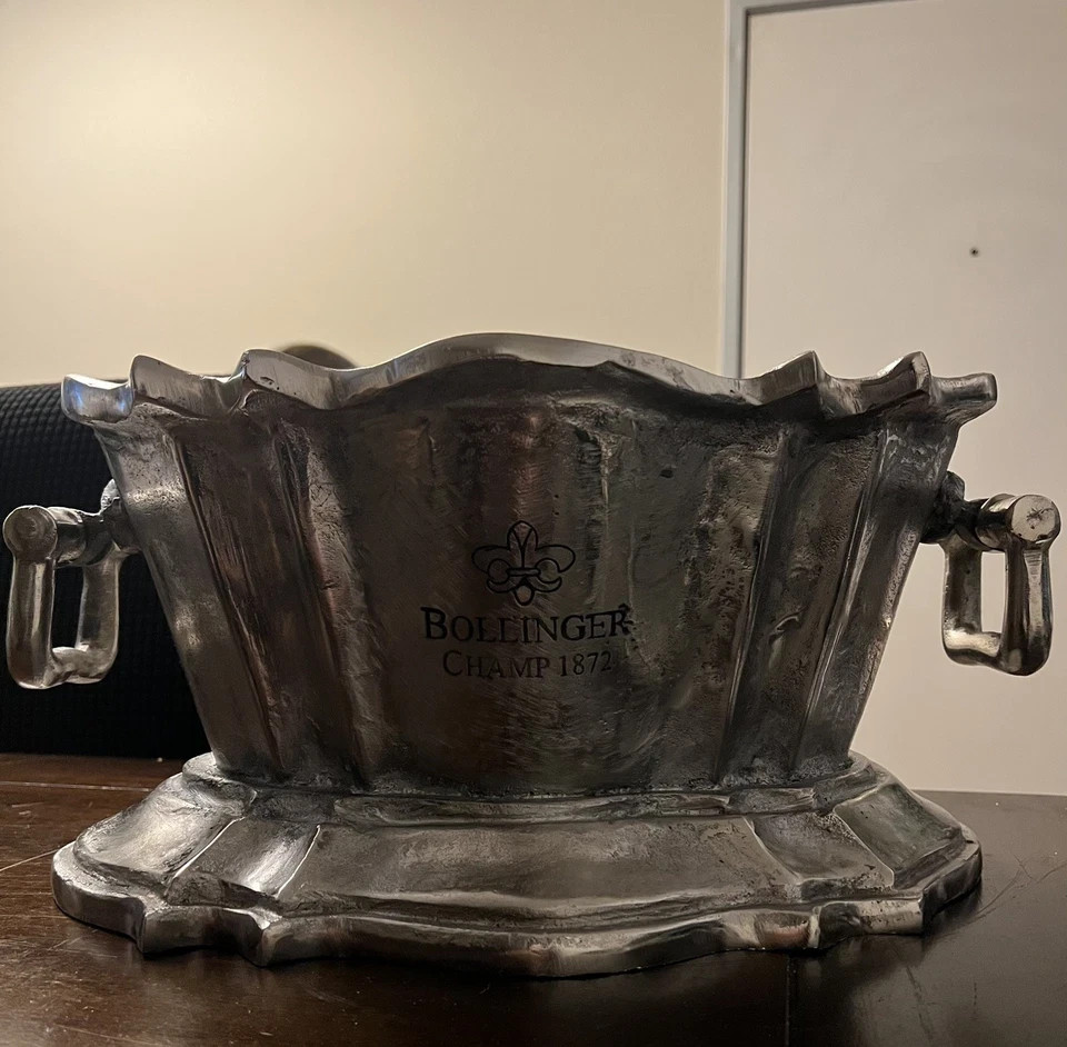 Vintage Wine Cooler BOLLINGER CHAMP 1872 Trophy for WINNERS ONLY Ice Bucket