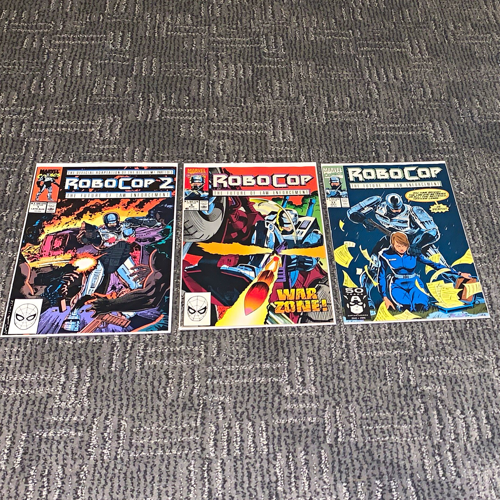 RoboCop The Future Of Law Enforcement 1991 Comic Book Lot of 3 Issues 1-6-17