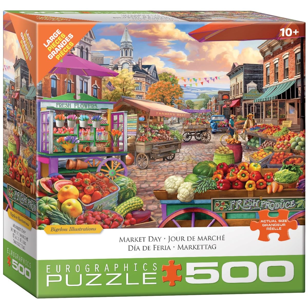 EuroGraphics Main Street Market by Bigelow Illustrations EuroGraphics Main Street Market by Bigelow Illustrations