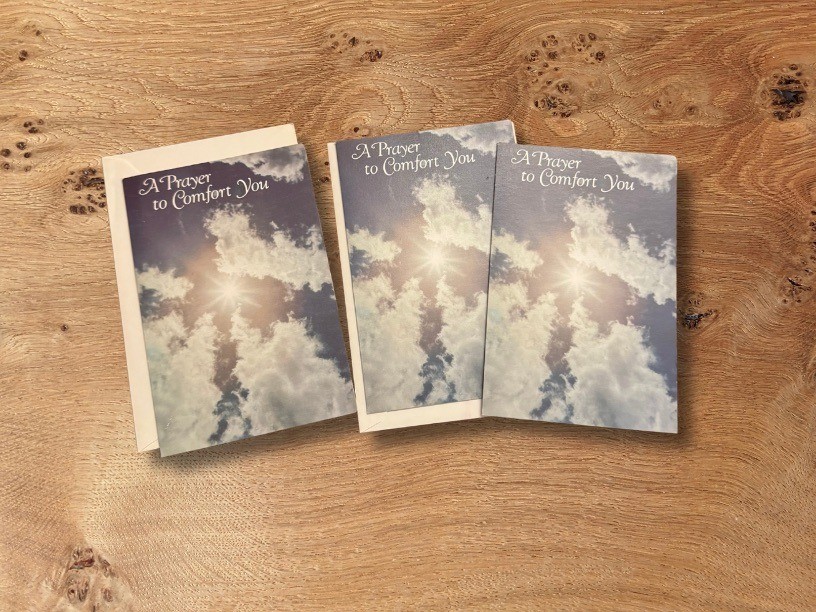 Vintage 1980 American Greetings Sympathy Cards Set of 3, A Prayer to Comfort You