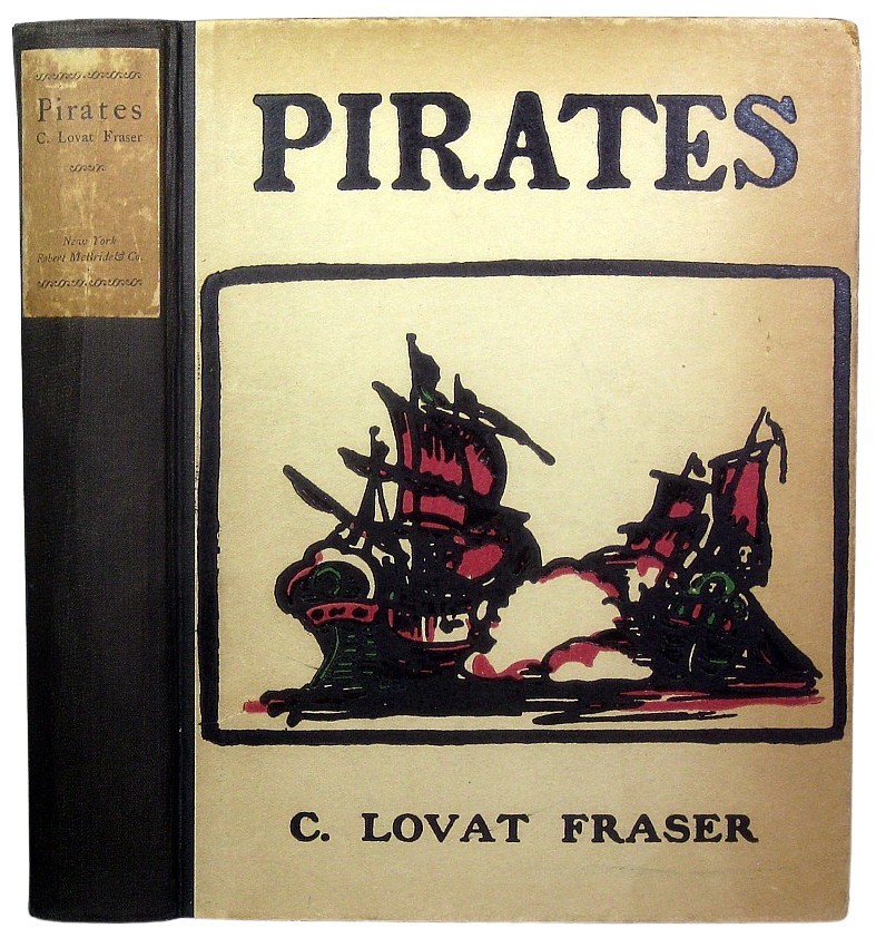 1922 PIRATE HISTORY ANTIQUE BOOK Blackbeard CAPTAIN KIDD Buccaneers MARITIME Sea