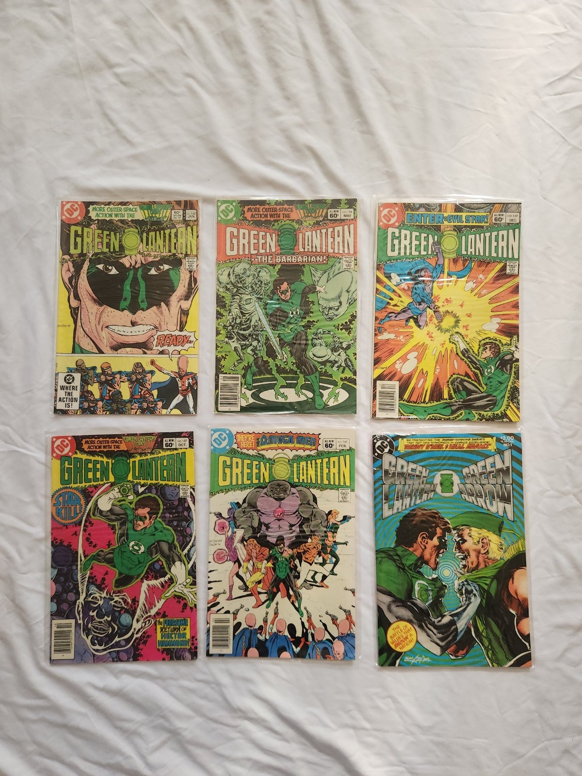 Green Lantern 6 Comic Lot DC 1982-83 Bronze Age Green Lantern 6 Comic Lot DC 1982-83 Bronze Age