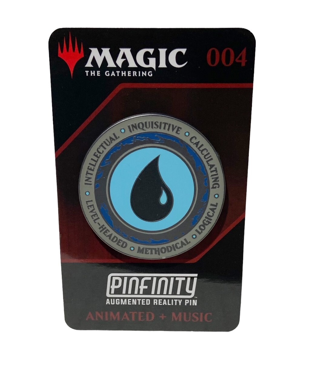 MTG Pinfinity PFMTG004 Blue Mana Crest Augmented Reality Pin MTG Pinfinity PFMTG004 Blue Mana Crest Augmented Reality Pin