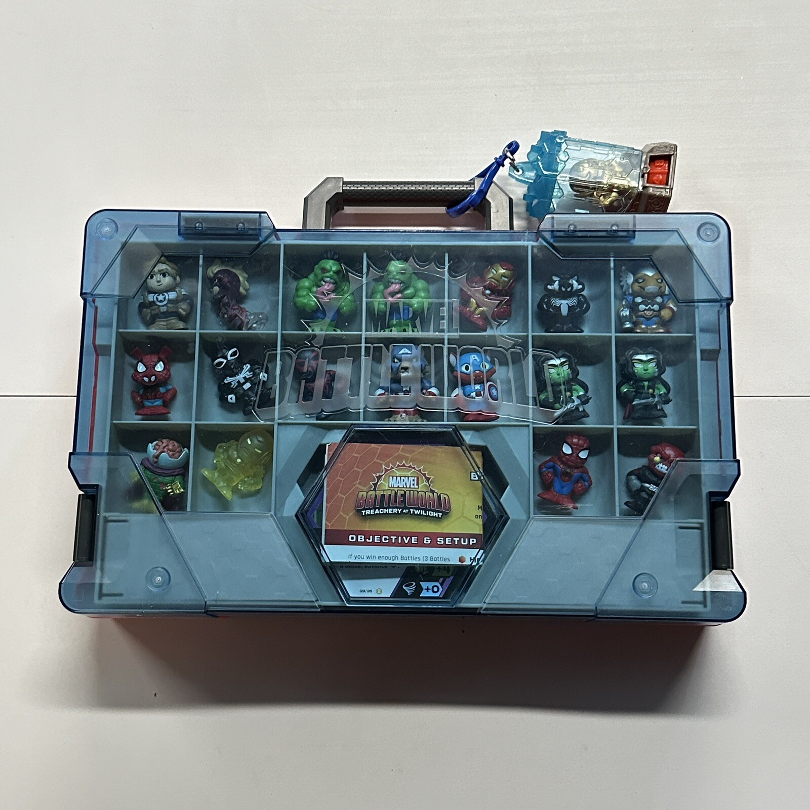 Funko Marvel Battleworld Treachery At Twilight Storage Case With Figures