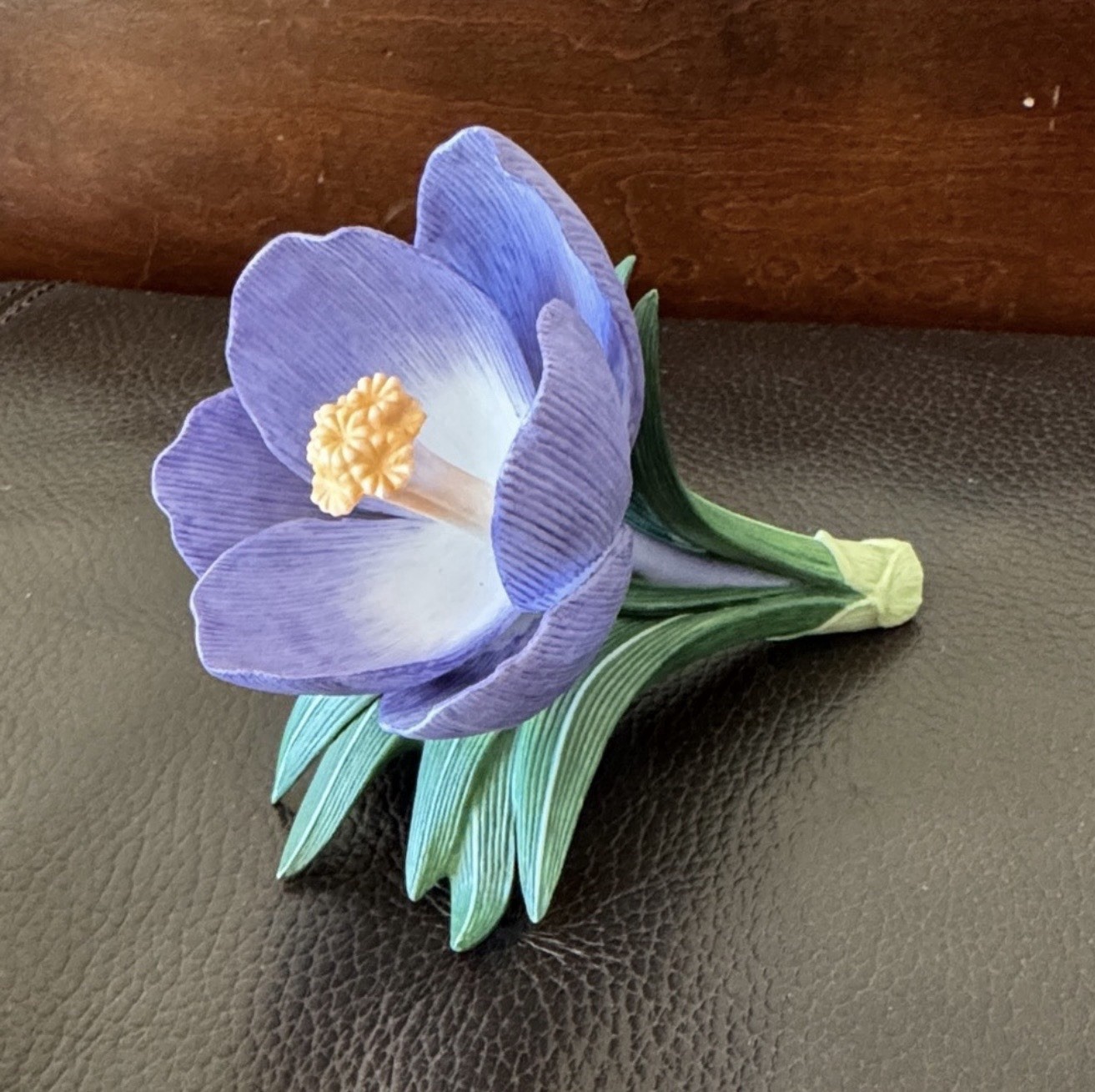 Lenox Vintage 1994 Crocus Porcelain Garden Flower Figurine