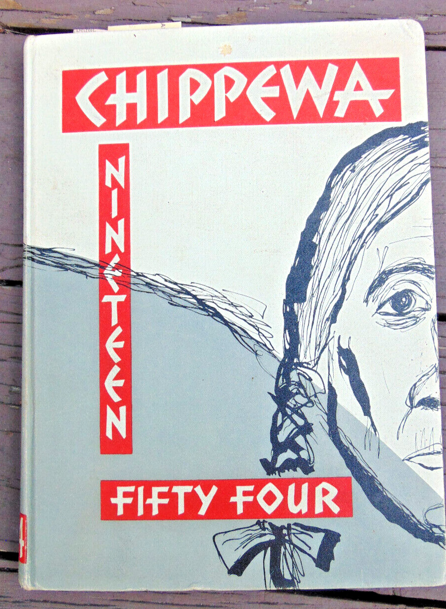 Vintage Chippewa CMU Yearbook 1954 Central Michigan University Mt Pleasant