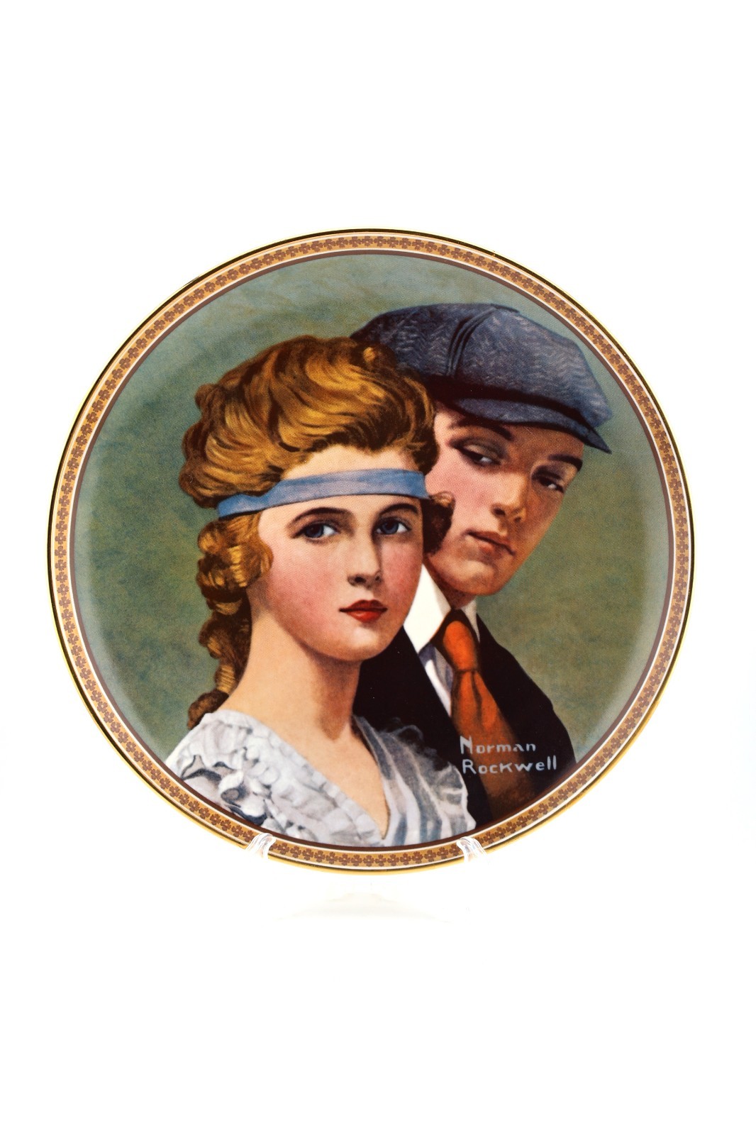 Vintage 1984 Norman Rockwell Collector Plate | Meeting on the Path Fine China