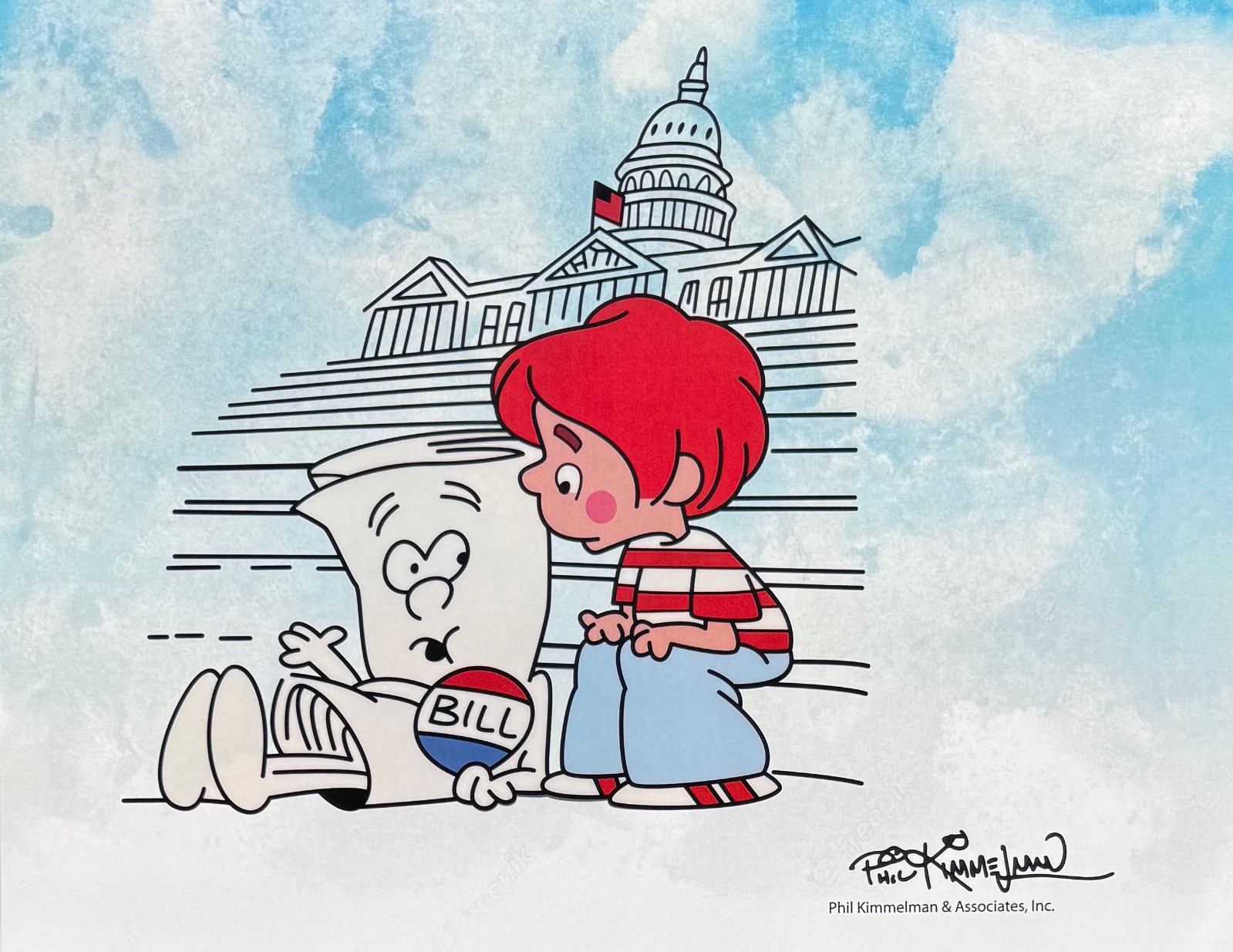 Schoolhouse Rock I’M JUST A BILL Sericel Animation Art Cel 11″ x 14″