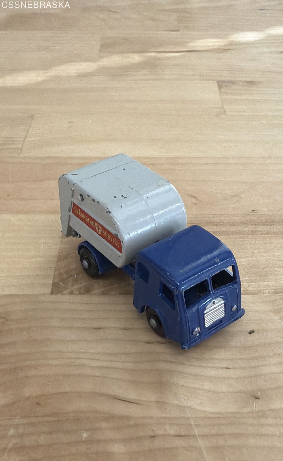 Vintage Matchbox Lesney 15 Tippax Refuse Collector Diecast Garbage Truck Blue Vintage Matchbox Lesney 15 Tippax Refuse Collector Diecast Garbage Truck Blue