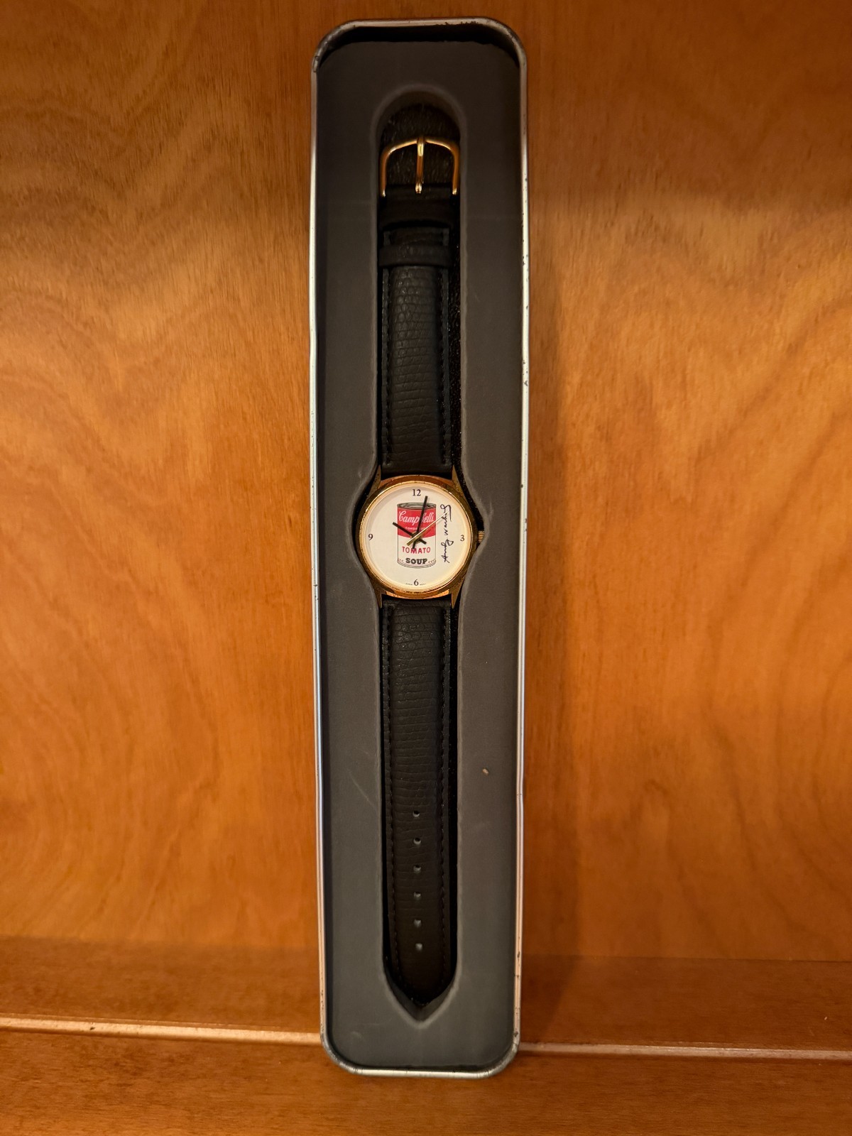 Vintage 1993 Campbell's Soup Andy Warhol Watch