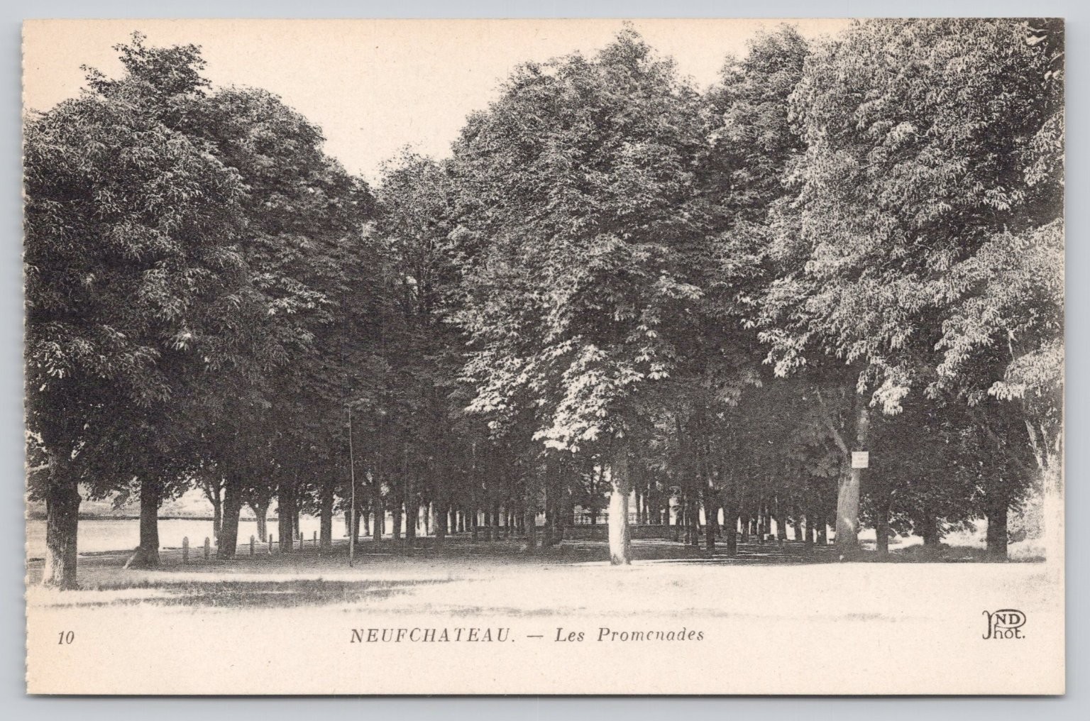 Neufchâteau Les Promenades France RPPC Postcard Neurdein Paris Neufchâteau Les Promenades France RPPC Postcard Neurdein Paris