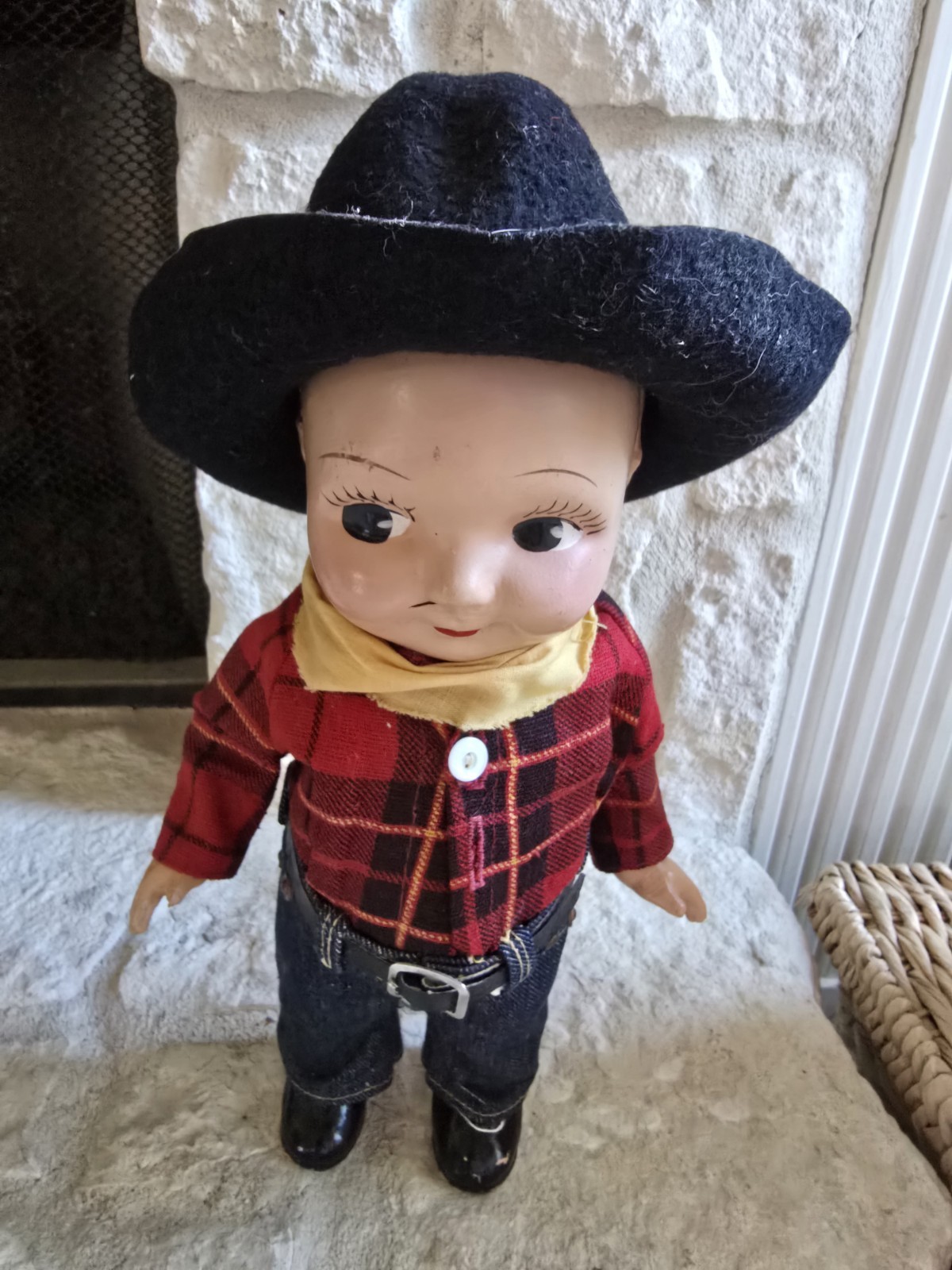 Vintage 1950s Buddy Lee Advertising Cowboy Doll 13 Vintage 1950s Buddy Lee Advertising Cowboy Doll 13