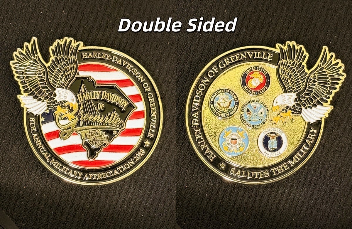 Harley-Davidson 8th Annual Military Appreciation 2018 Challenge Coin 4#H