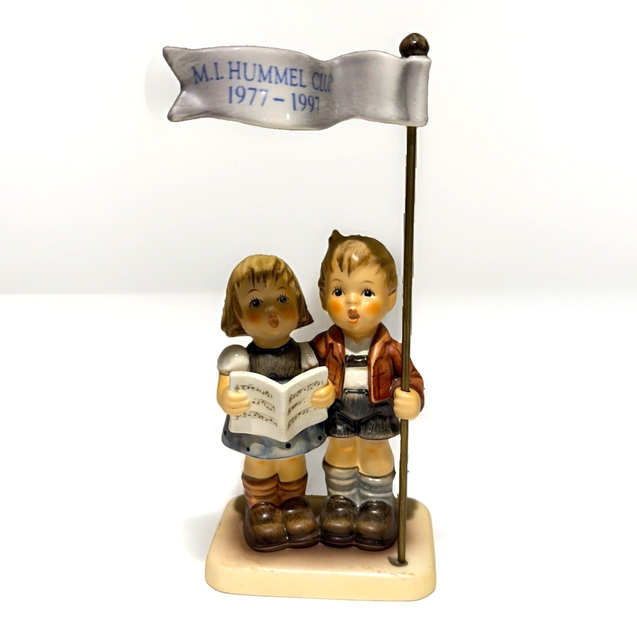 Hummel #790 Celebrate With a Song Figurine M.I. Hummel Club 20th Anniversary COA Hummel #790 Celebrate With a Song Figurine M.I. Hummel Club 20th Anniversary COA