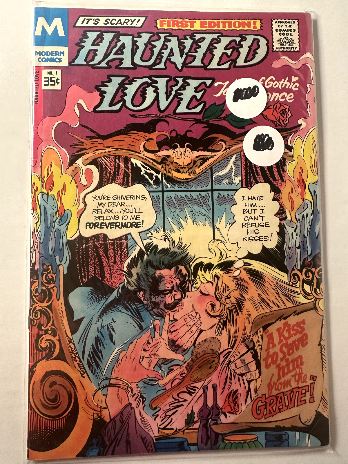 Haunted Love #1 (Modern) - Tom Sutton cover - $10 flat ship Haunted Love #1 (Modern) - Tom Sutton cover - $10 flat ship