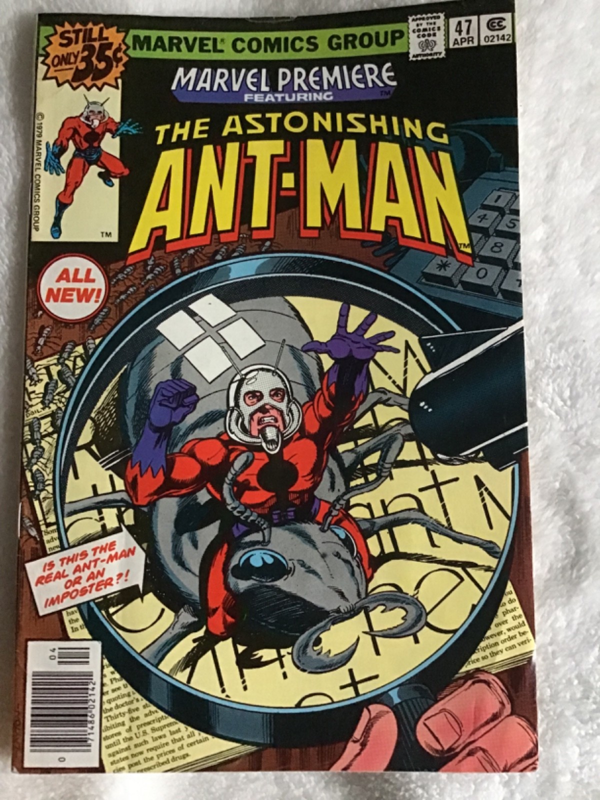 MARVEL PREMIERE 47 (1979) - FIRST SCOTT LANG AS ANT-MAN