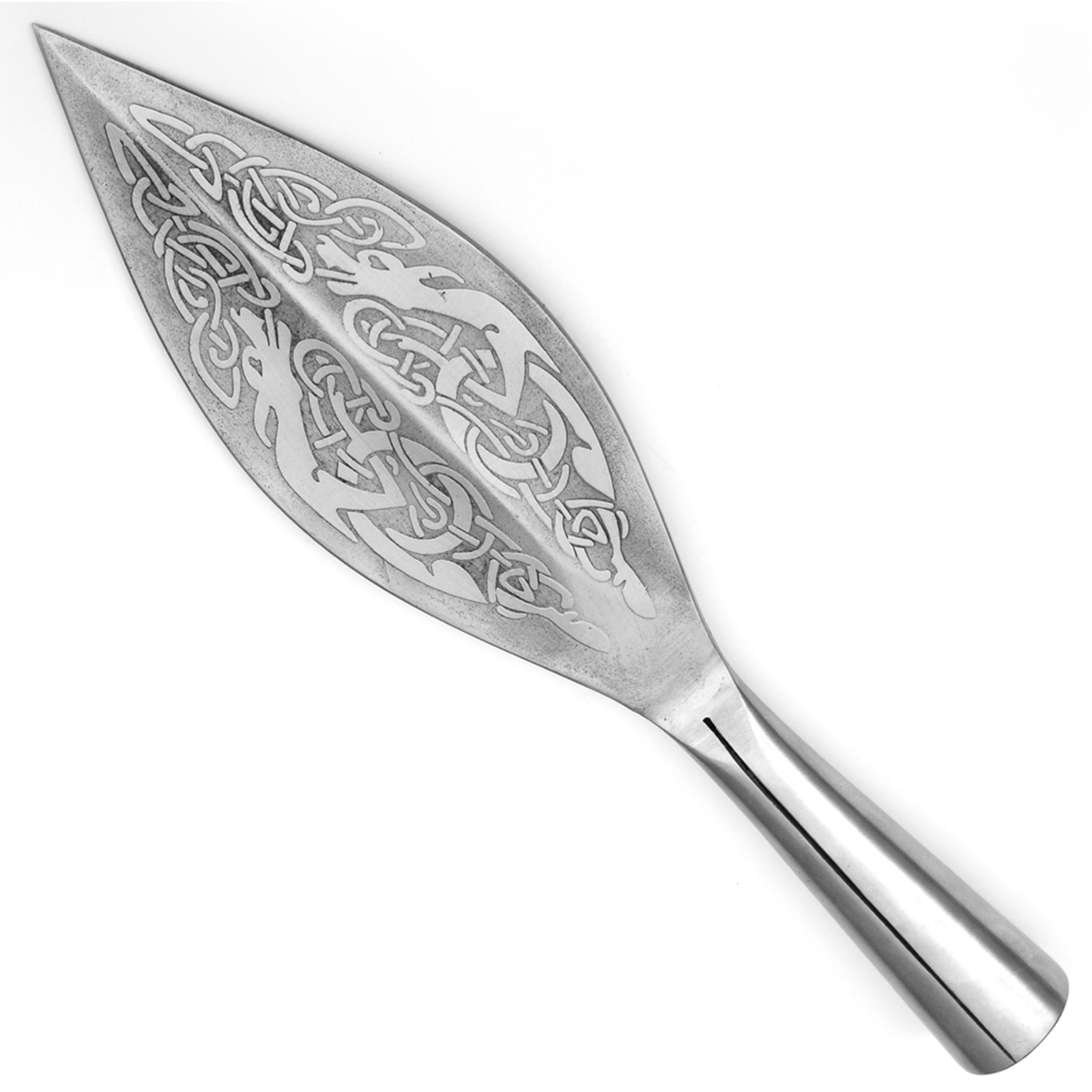 Hand Forged Viking Spangenhelm Evil Throwing Spear Head High Carbon Steel