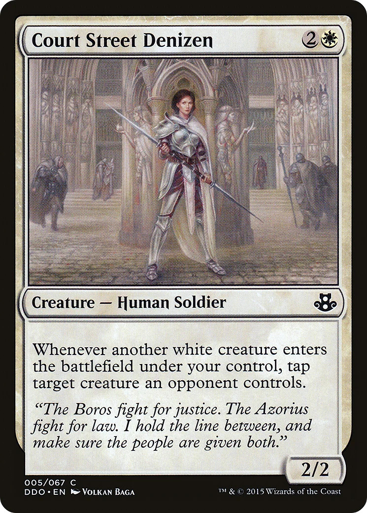 Court Street Denizen [Duel Decks: Elspeth vs. Kiora] Magic MTG