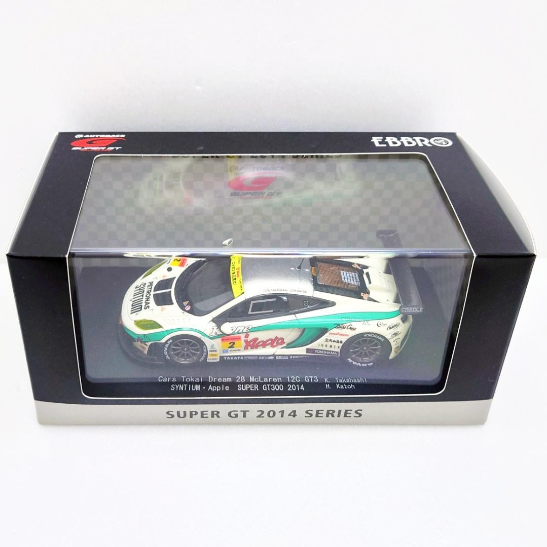 EBBRO McLaren MP4-12C GT3 Syntium Apple Super GT 2014 #2 Model Car EBBRO McLaren MP4-12C GT3 Syntium Apple Super GT 2014 #2 Model Car