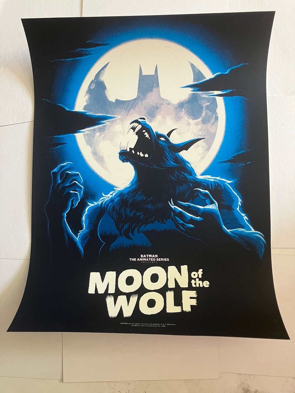 Phantom City Creative Mondo Batman: The Animated Series MOON OF THE WOLF Print