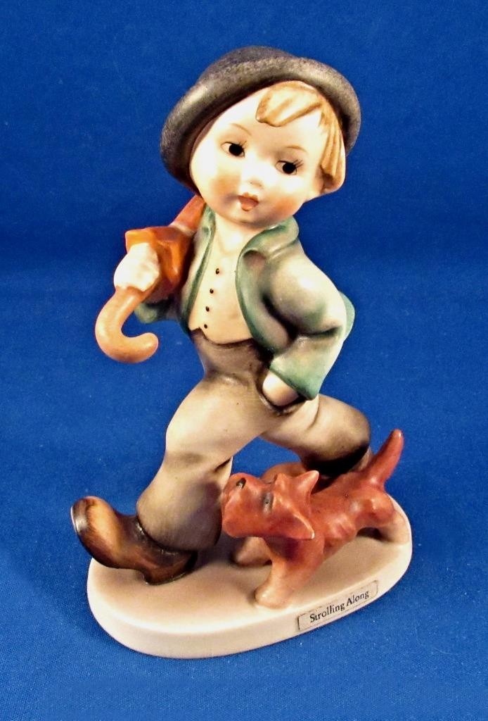 Vintage M J / M I Hummel STROLLING ALONG #5 GOEBEL® 5