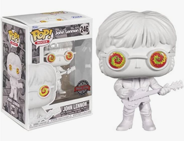 John Lennon with Psychedelic Shades Vinyl Figure EE Exclusive Funko Pop #246