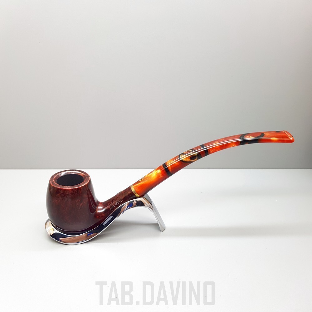 Savinelli Pipe Clark's Favorite Smooth 6mm Made in Italy