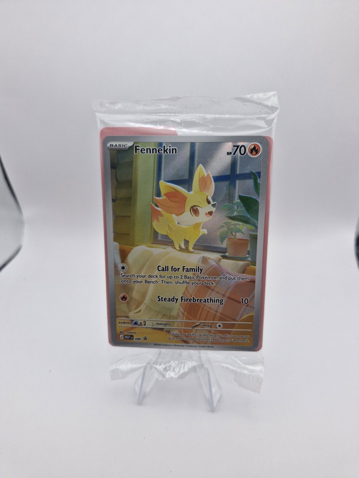 Pokémon TCG  Chaos Rising Fennekin Promo 080 Sealed 