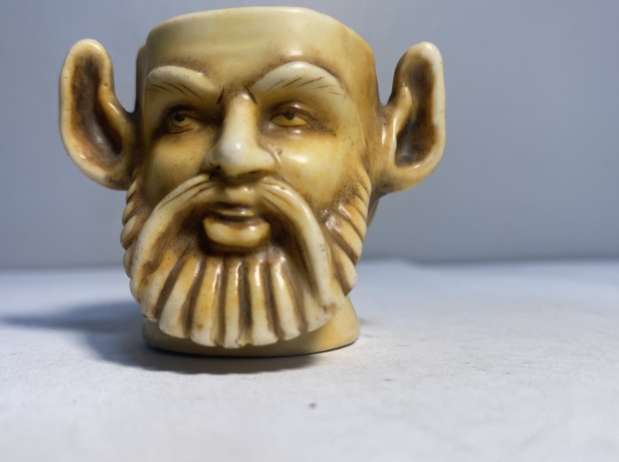 Unique Vintage Satyr Greek Mug or Shot Glass with Maker's Mark