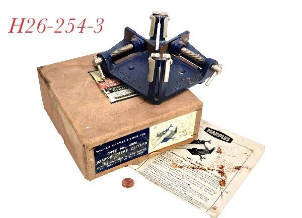 #6808 Wm MARPLES MITRE CUTTER w box carpenter woodworking tool