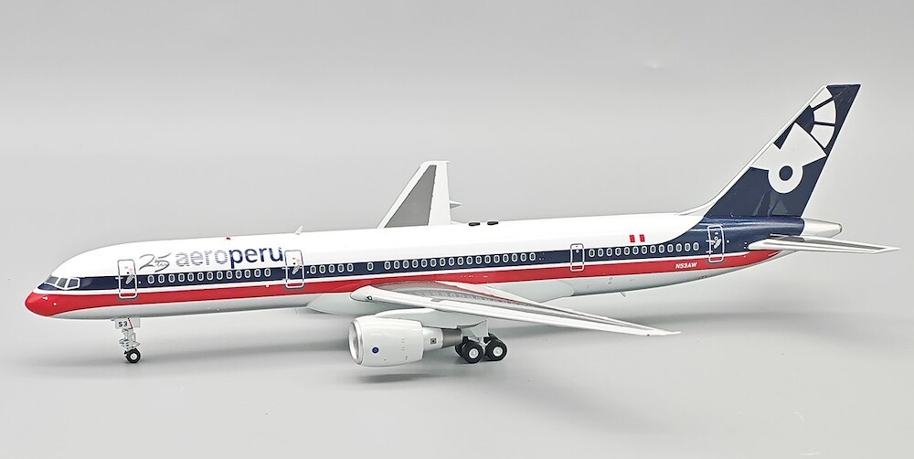 Inflight EAV-757-53 AeroPeru Boeing 757-200 25Yrs N53AW Diecast 1/200 Jet Model