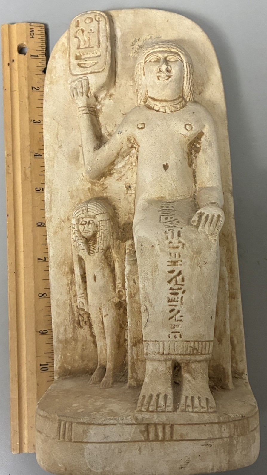 Beautiful 11 Inch Tall Antique Egyptian Statue From The Grand Tour 1800-1910 Beautiful 11 Inch Tall Antique Egyptian Statue From The Grand Tour 1800-1910