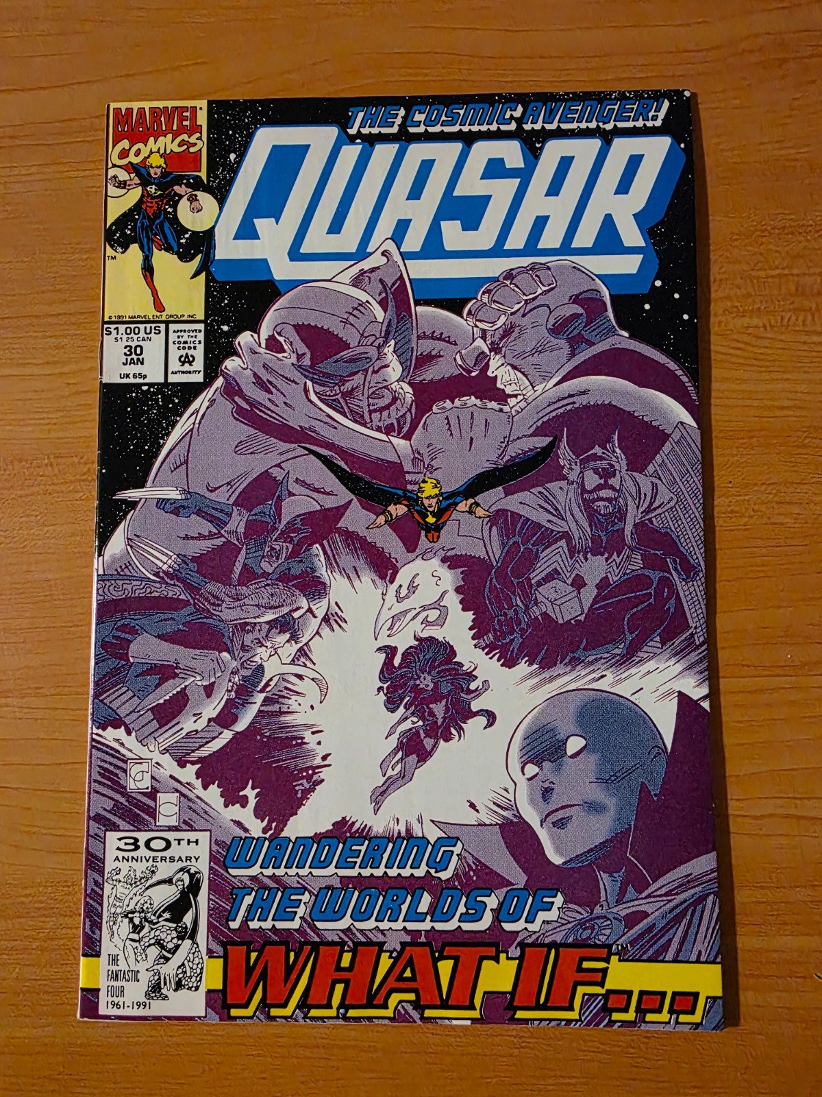 Quasar #30 Direct Market Edition ~ NEAR MINT NM ~ 1992 Marvel Comics