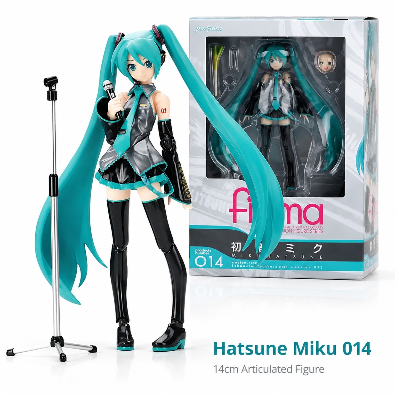 14cm Figma 014 Hatsune Miku Figma Joints Movable Action Figure Boxed Model NEW