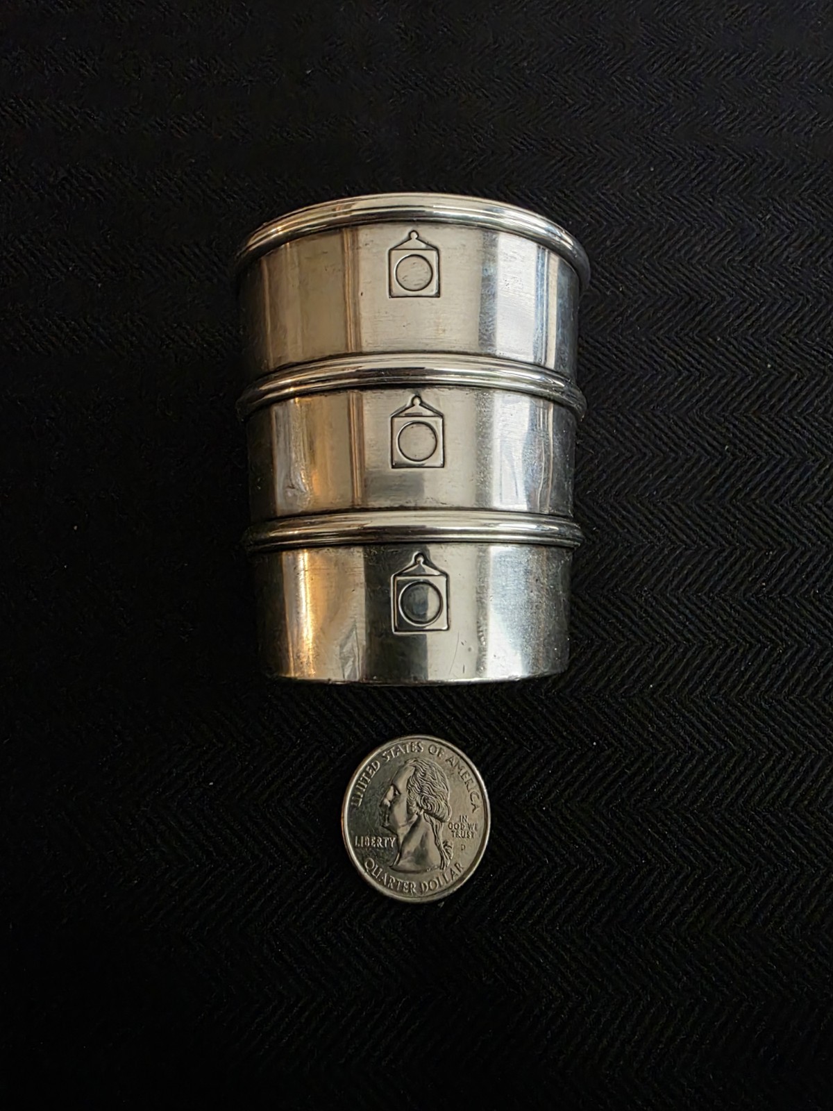 Vintage Gorham Sterling Silver 354 Stoplight Bar Cocktail Jigger Vintage Gorham Sterling Silver 354 Stoplight Bar Cocktail Jigger