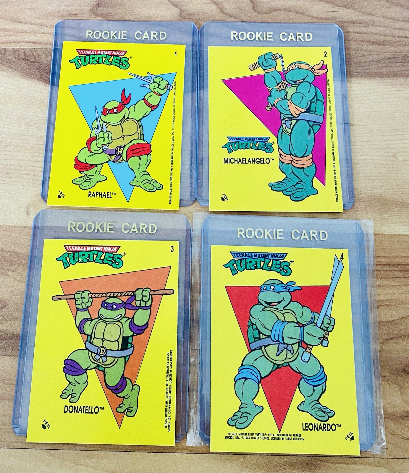 1989 TOPPS TEENAGE NINJA TURTLES Rookie Sticker Lot TMNT Rare NM/MT 1989 TOPPS TEENAGE NINJA TURTLES Rookie Sticker Lot TMNT Rare NM/MT