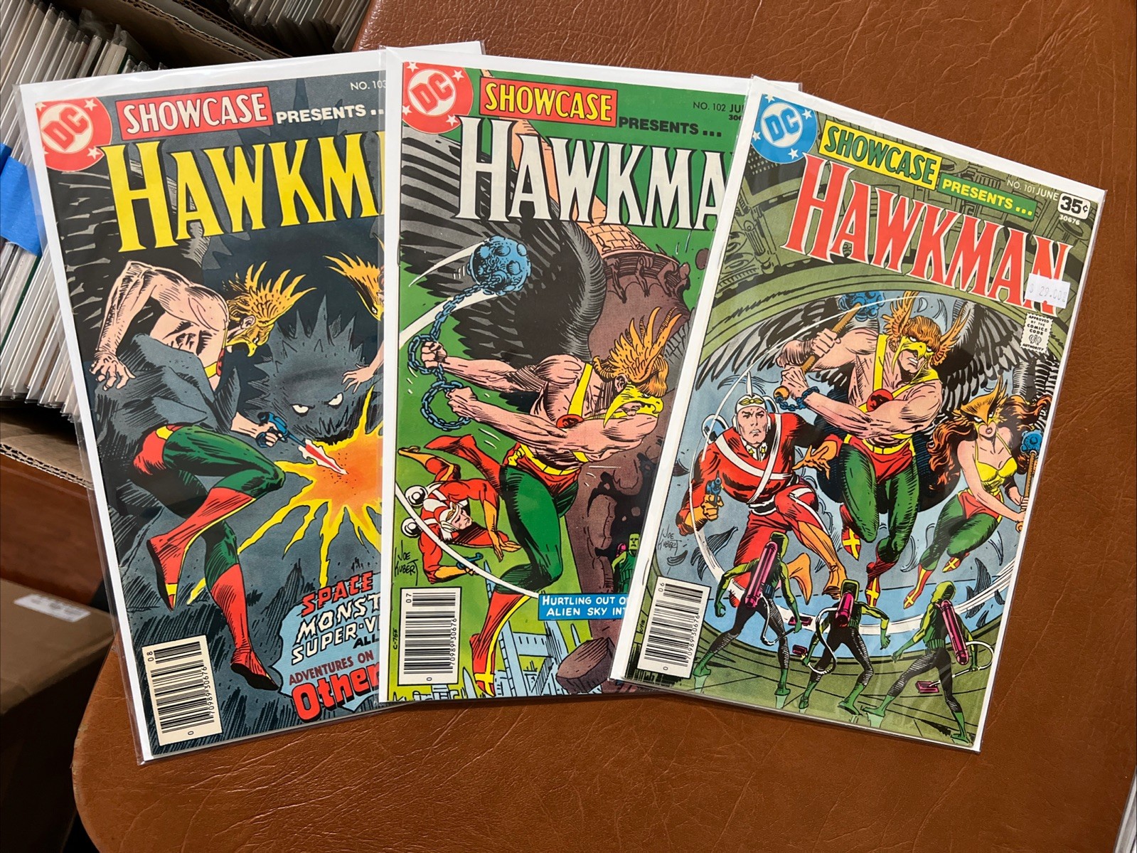 Showcase Run of 3: FN+ to VF+, #101-103 DC Comics 1978 $7 ship