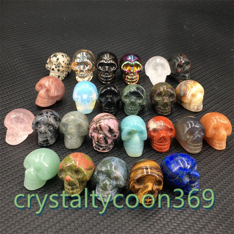 100pc Mix Natural Quartz Skull Carving Quartz Crystal Skull Healing Wholesale 100pc Mix Natural Quartz Skull Carving Quartz Crystal Skull Healing Wholesale