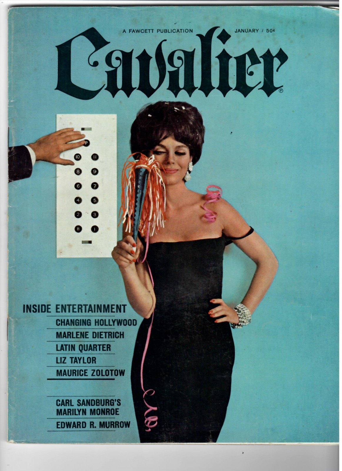 CAVALIER Men's Magazine Jan. 1963 Figure Models, Fiction, Humor CAVALIER Men's Magazine Jan. 1963 Figure Models, Fiction, Humor
