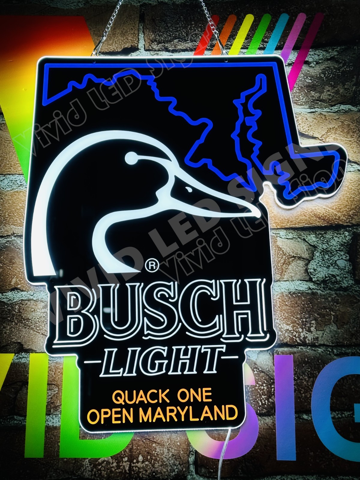 Maryland State Flying Duck Quack One Open Beer 24\
