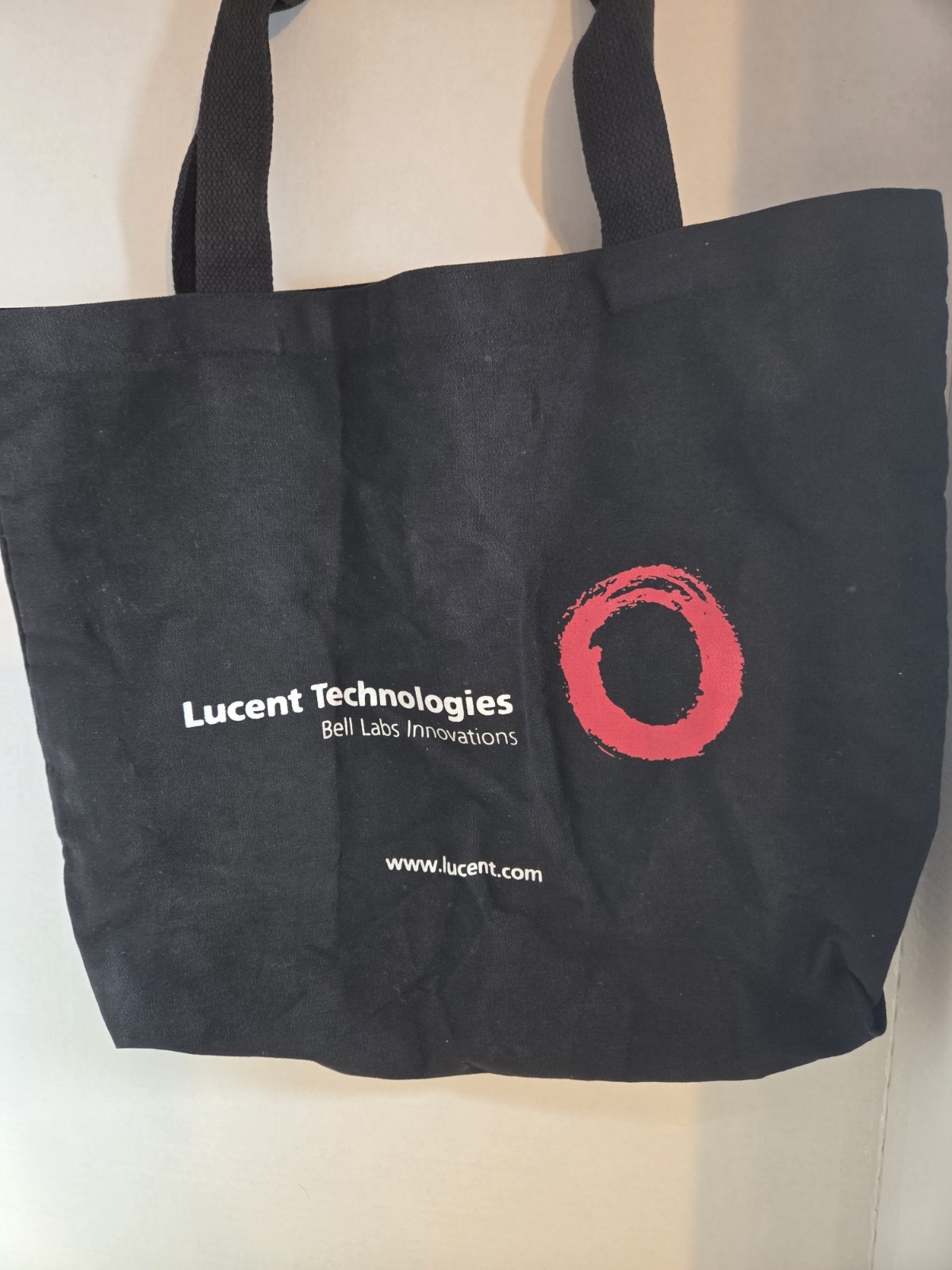WOW Original Vintage Lucent Technologies Logo BrandedHeavy Duty Cloth Carry Bag WOW Original Vintage Lucent Technologies Logo BrandedHeavy Duty Cloth Carry Bag