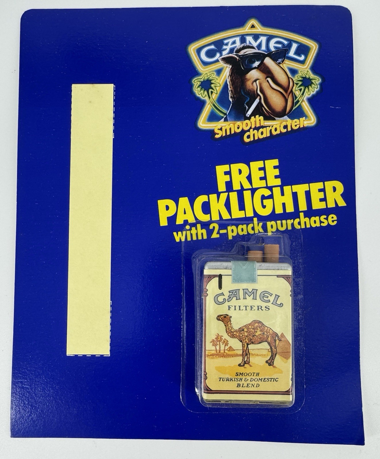 Camel Cigarette Lighter Vintage Promotional 1990 New Sealed Collector Item Camel Cigarette Lighter Vintage Promotional 1990 New Sealed Collector Item