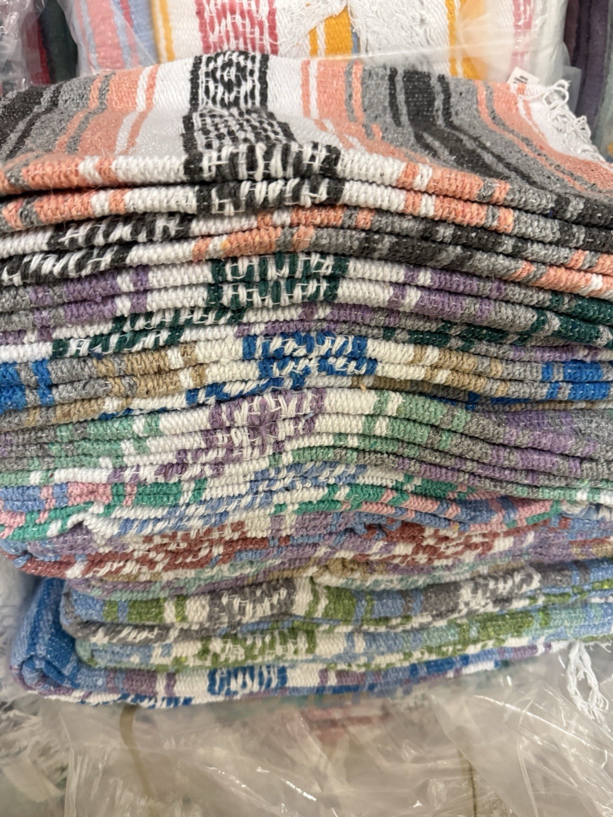 Mexican Falsa Yoga Blanket Pastel