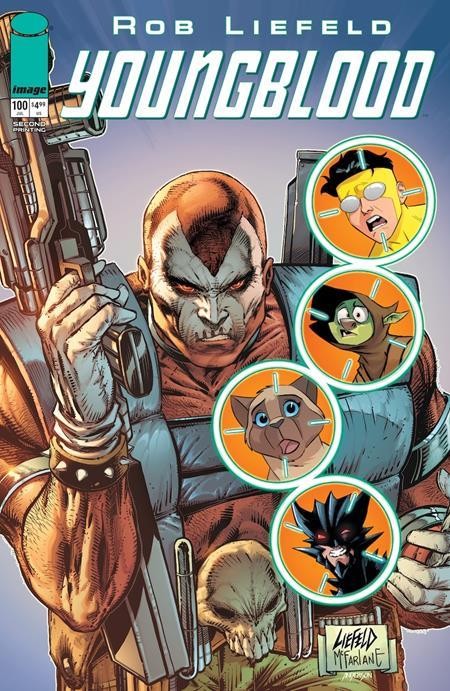 Youngblood #100 2nd Ptg Cvr A Image Image Comics Comic Book Youngblood #100 2nd Ptg Cvr A Image Image Comics Comic Book