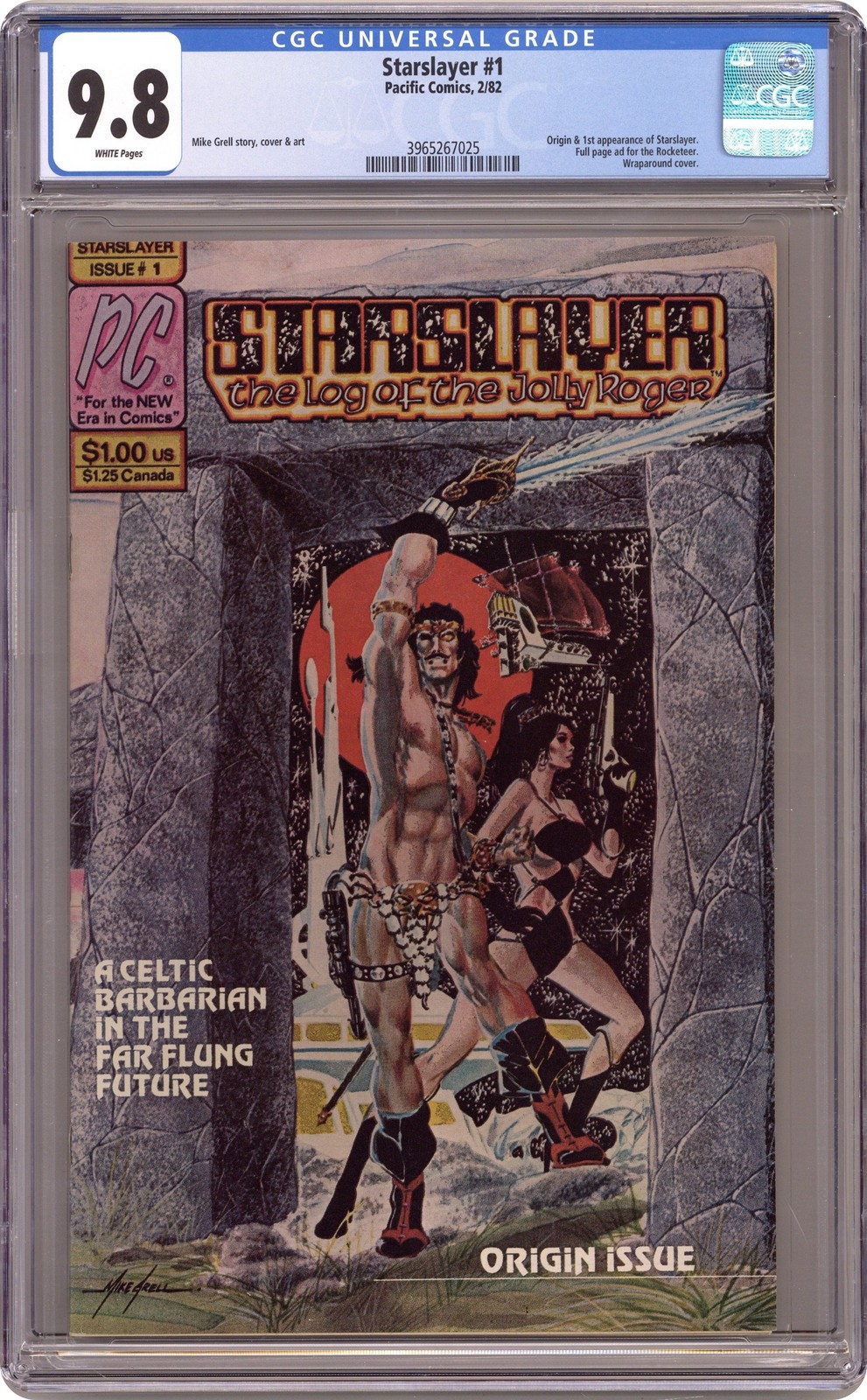 Starslayer #1 CGC 9.8 1982 3965267025