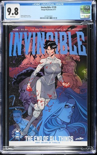 Invincible #139 The End Of All Things Part VII CGC 9.8 DEATH OF ANISSA